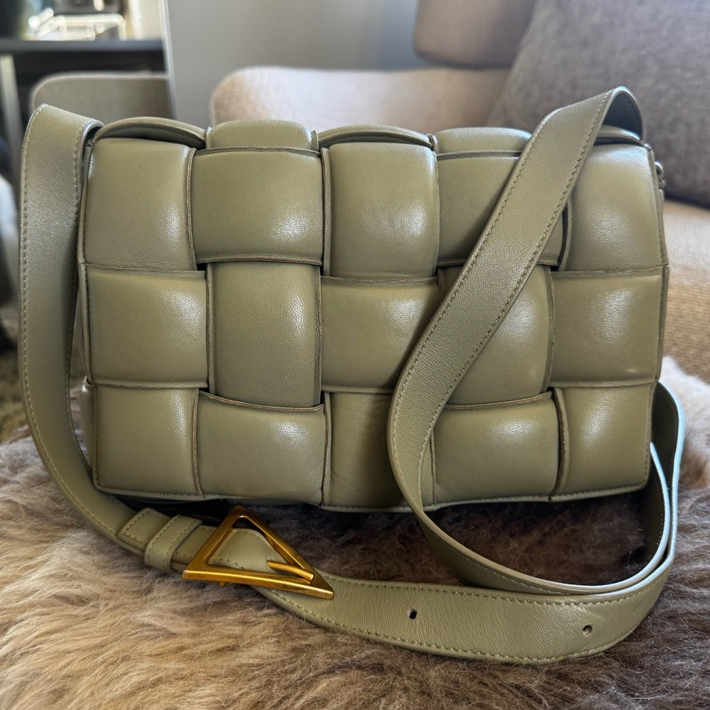 Bottega Veneta Padded Cassette Travertine